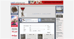 Desktop Screenshot of czech-antiques.com